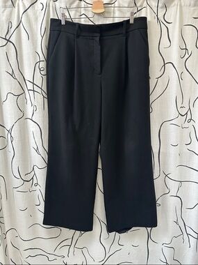 OAK + FORT Black High-Waist Trousers
